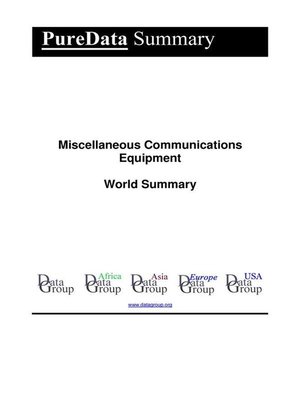 cover image of Miscellaneous Communications Equipment World Summary